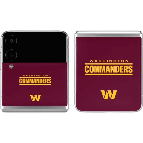 NFL Washington Commanders Performance Series Galaxy Z Flip4 5G Skin